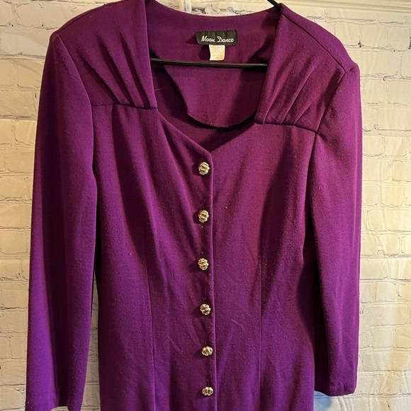 Plus size 18 Moon Dance Purple Dress - Picture 3 of 15